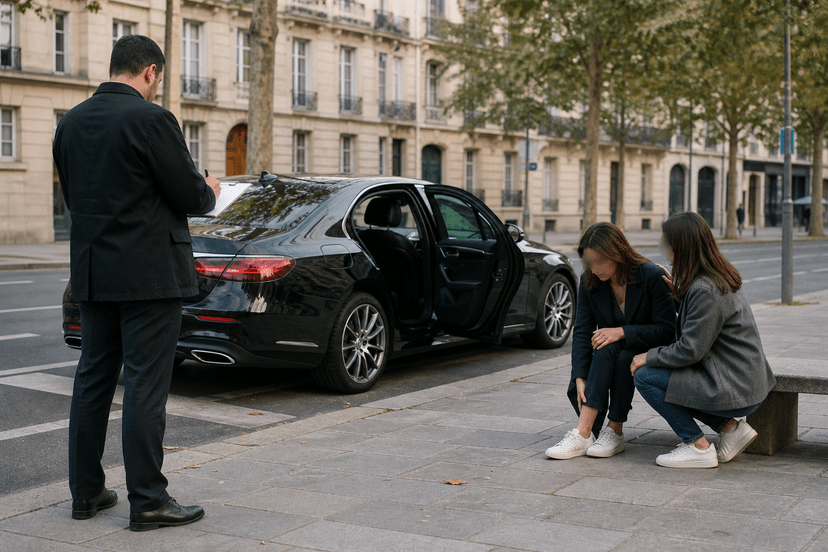 Passager blessé en montant ou descendant du VTC : les faits à relever immédiatement
