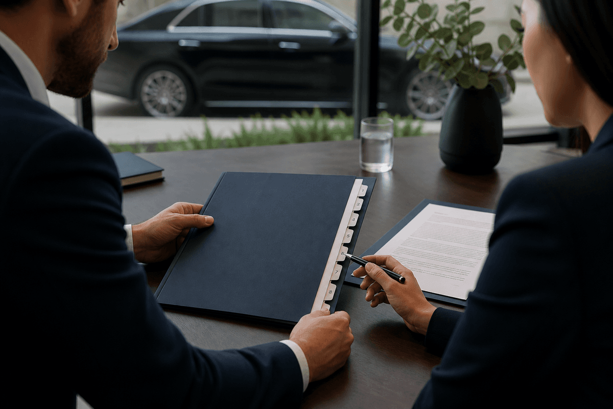 Contrat avec un client entreprise : 8 clauses à relire côté responsabilité VTC