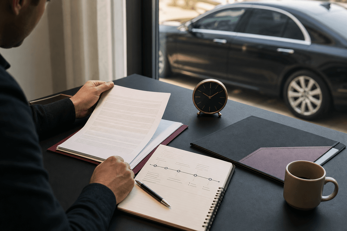 Pénalités de retard dans un contrat VTC : pourquoi la RC Pro ne doit pas être présumée
