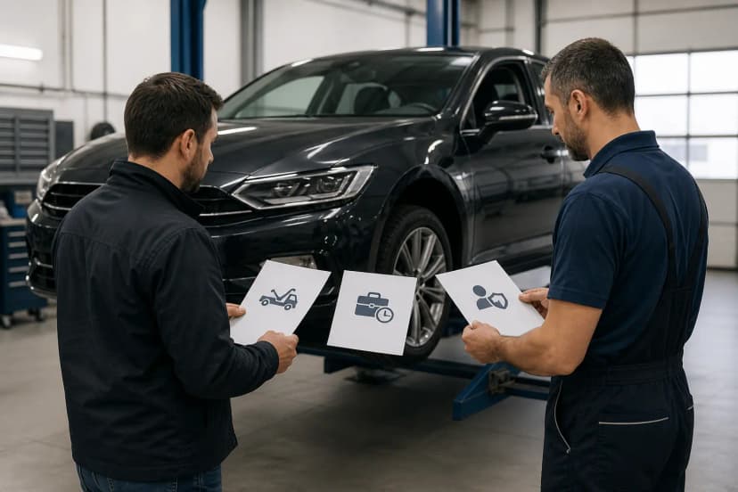 Véhicule VTC immobilisé : distinguer assistance auto, perte d'exploitation et RC Pro