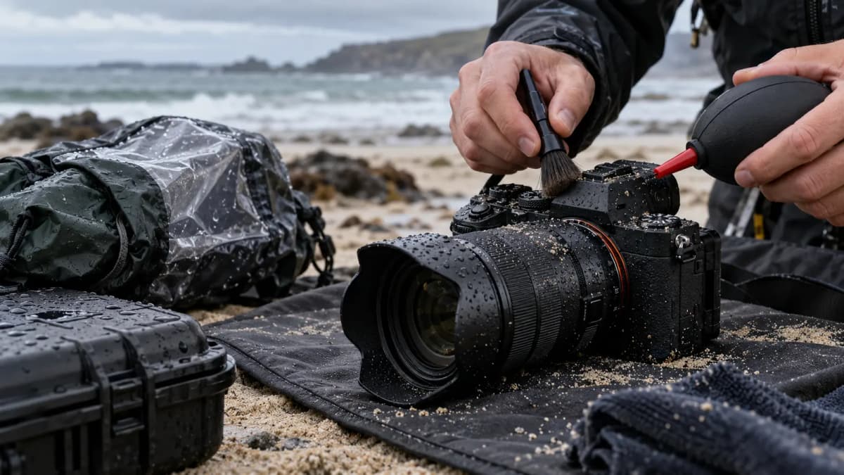 Eau, sable, sel et humidité : les exclusions qui piègent le matériel photo