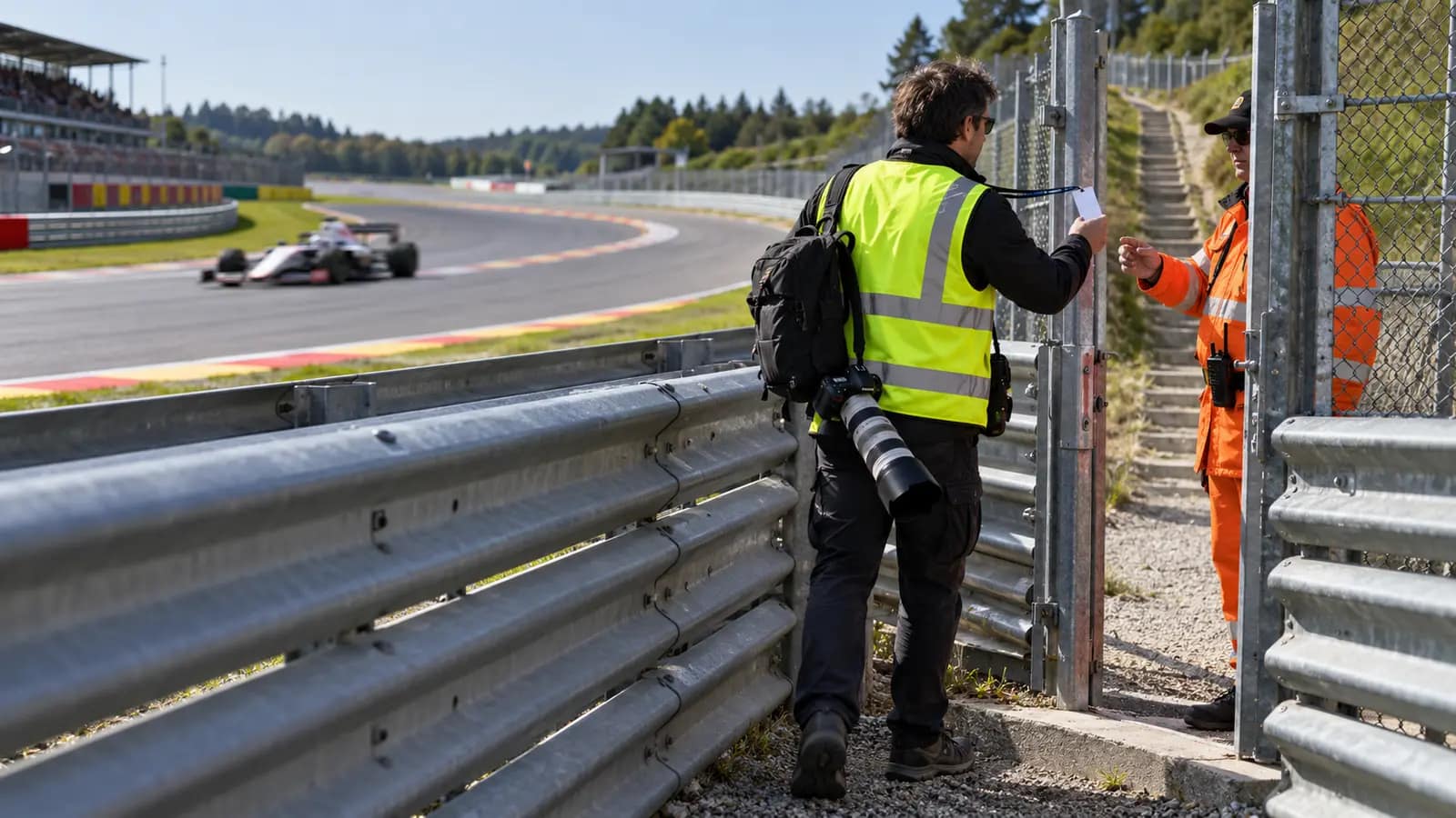 Photographe sur circuit automobile : quelle attestation demander ?