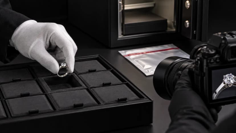 Packshot de bijoux et objets de luxe : assurer les biens confiés à leur vraie valeur