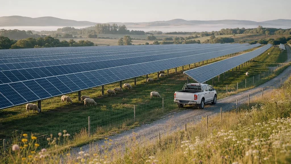 Centrale solaire au sol : les garanties du chantier à la fin de vie