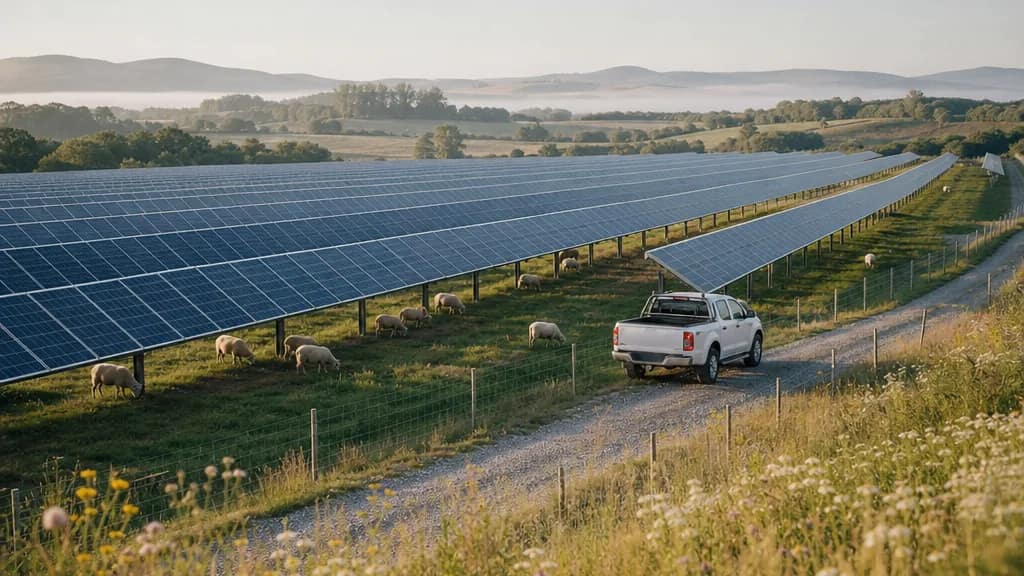 Centrale solaire au sol : les garanties du chantier à la fin de vie