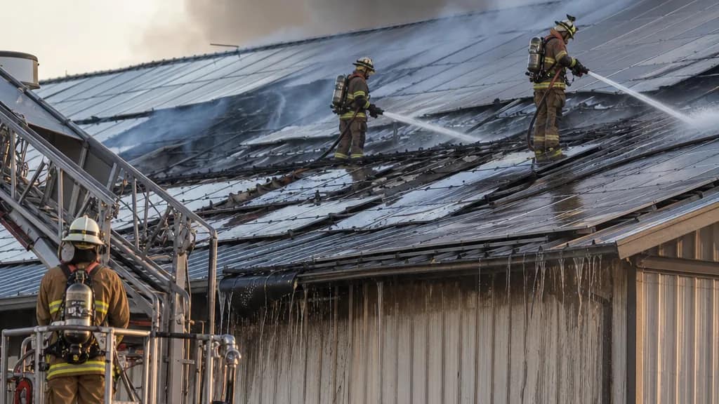 Incendie d’origine photovoltaïque : responsabilités et assurances